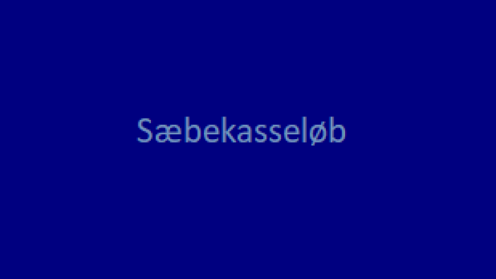 Sæbekasseløb