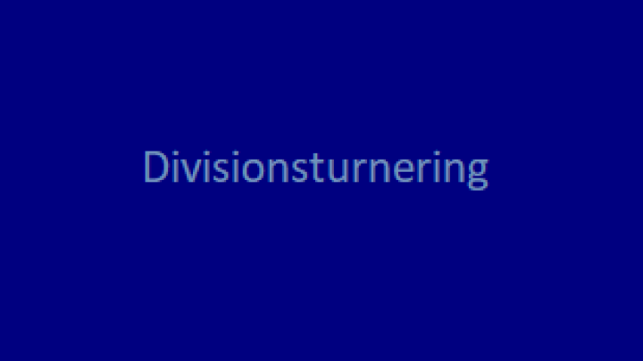 Divisionsturnering